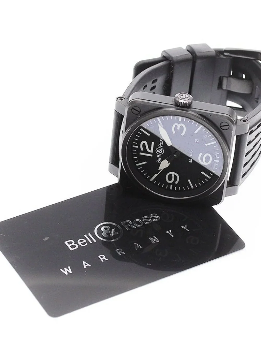 Bell＆Ross Aviation Military BR03-92-S Date Black Dial Automatic Men's _958029